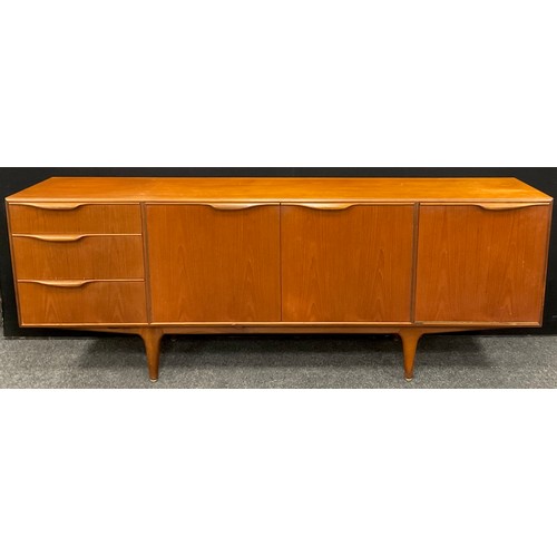 101 - A Danish design Teak Sideboard, by Tom Robertson for McIntosh of Kirkcaldy, Dunvegan model, 75.5cm h... 