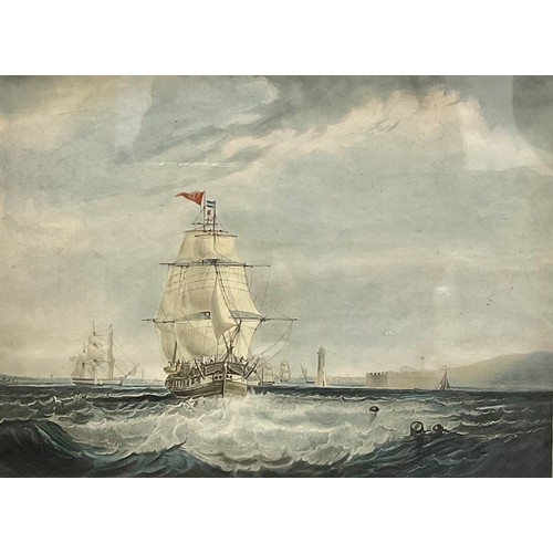 144 - Maritime Interest - by Henry Papprill, after Samuel Walters (1811-1882), a pair, Outward Bound, Off ... 