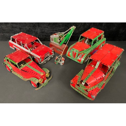 169 - Model Engineering & Constructional Toys - a collection of various Meccano models, including various ... 