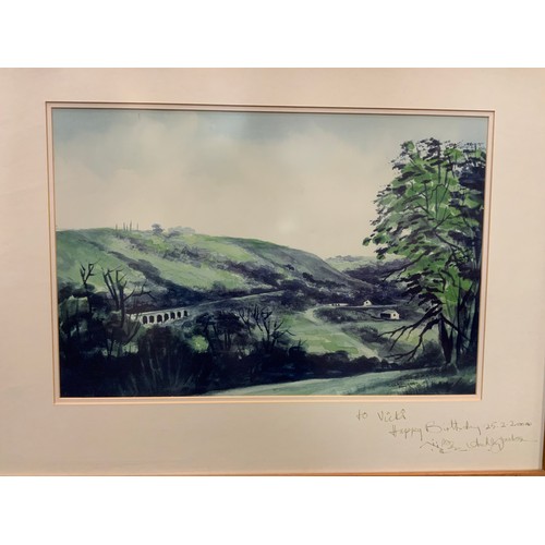 4 - Ashley N. Jackson (British Bn.1940) 
A Yorkshire Valley 
signed, watercolour, dated 1999, inscribed ... 