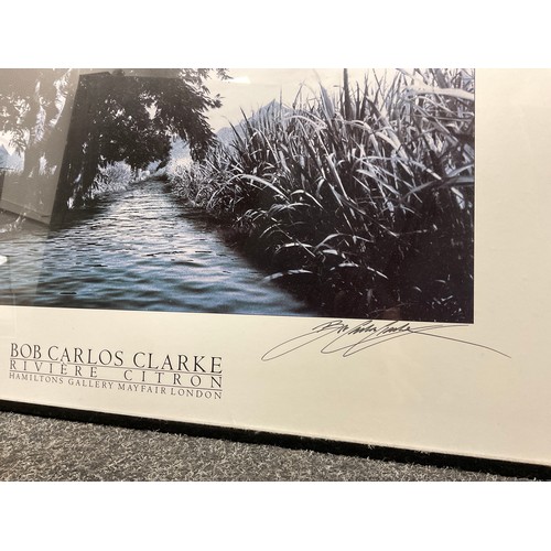 84 - Bob Carlos Clarke (1950-2006), ‘Rivière Citron’, monochrome photographic print, signed lower right m... 