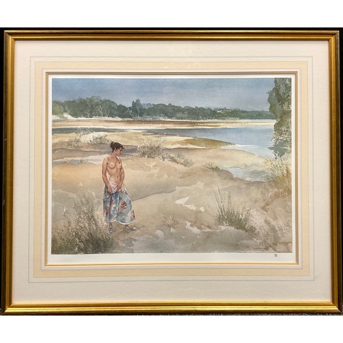 126 - Sir William Russell Flint (1880-1969), after, ‘Carlotta on the Loire’, limited edition number 509/85... 