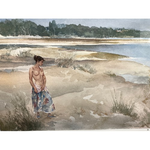 126 - Sir William Russell Flint (1880-1969), after, ‘Carlotta on the Loire’, limited edition number 509/85... 