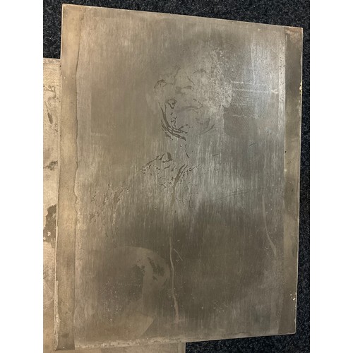 141 - Modern British School, possibly students of Anthony Currell, six etched metal printing plates, ‘Gori... 