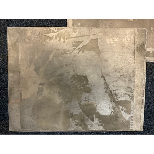 141 - Modern British School, possibly students of Anthony Currell, six etched metal printing plates, ‘Gori... 