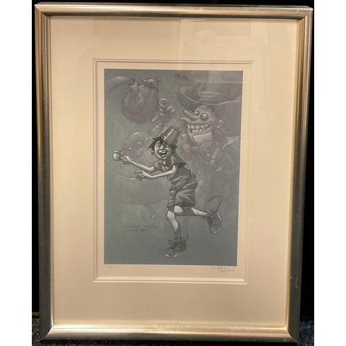 158 - Craig Davison, after, by Washington Green Fine Art, ‘Twinkle, Twinkle, Little Bat’, signed in pencil... 