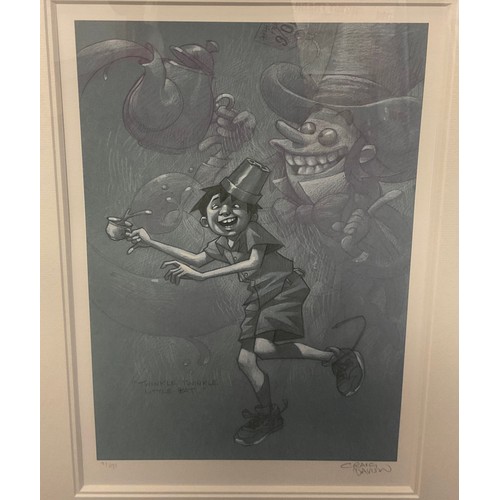 158 - Craig Davison, after, by Washington Green Fine Art, ‘Twinkle, Twinkle, Little Bat’, signed in pencil... 