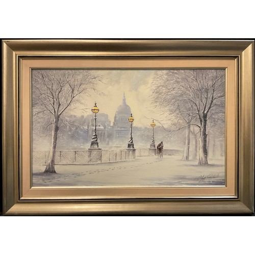 162 - Jeff Rowland, after, by Washington Green Fine Art, signed, limited edition number 15/75, print on ca... 