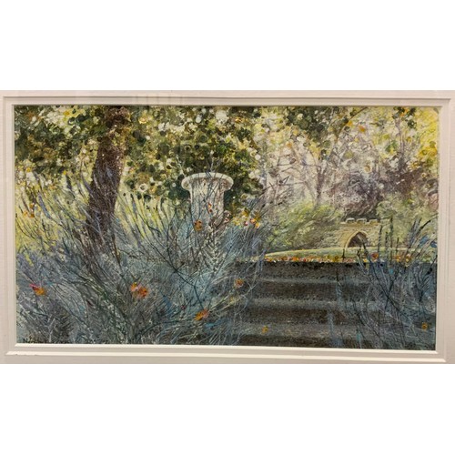 209 - Norah K. Rogerson, a group of four framed watercolours, landscapes and architectural studies, the la... 