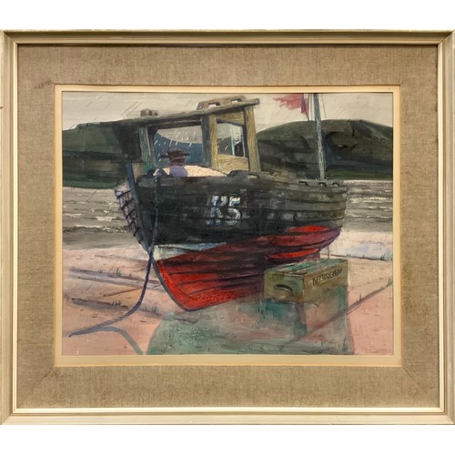 215 - Thomas William Ward, British (1918-2000), RWS, RBA, RE, NEAC, Hauled out, signed, dated 1971, waterc... 