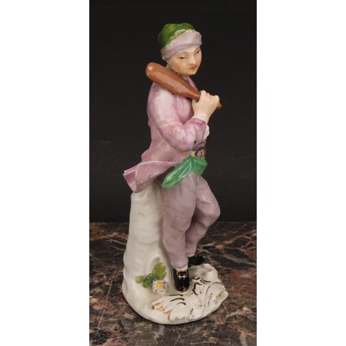 297 - An 18th century Meissen figure, The Baker, from the 'Cris de Paris', modelled by Johann Joachim Känd... 