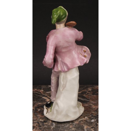 297 - An 18th century Meissen figure, The Baker, from the 'Cris de Paris', modelled by Johann Joachim Känd... 