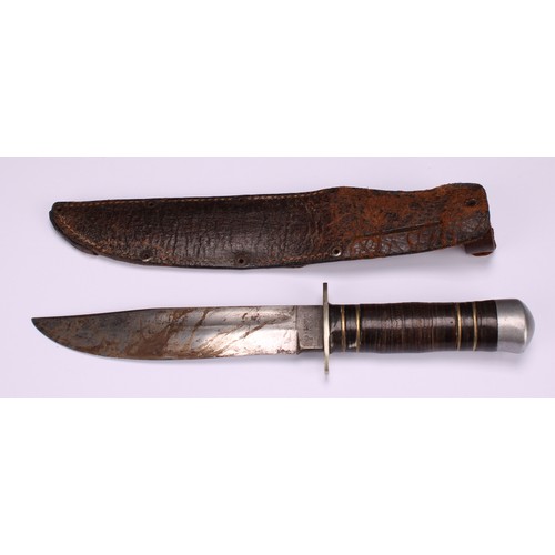 1507 - An early to mid-20th century German hunting or utility knife, by Heinrich Böker & Co., Solingen, 15.... 