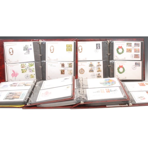 1224 - Stamps - QEII FDC collection in five Kestral albums 1985 - 2005, in M/S, and Definitives, etc