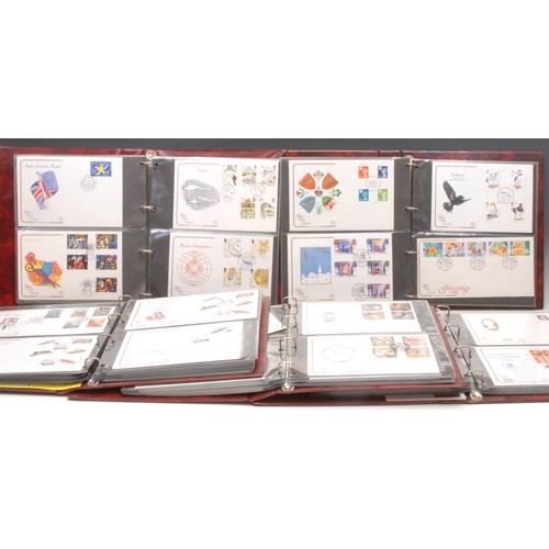 1224 - Stamps - QEII FDC collection in five Kestral albums 1985 - 2005, in M/S, and Definitives, etc