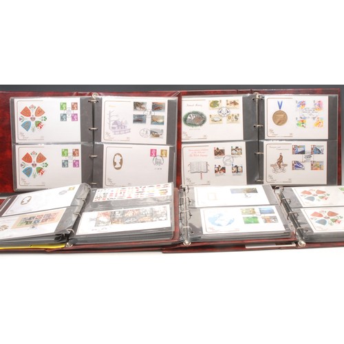 1224 - Stamps - QEII FDC collection in five Kestral albums 1985 - 2005, in M/S, and Definitives, etc