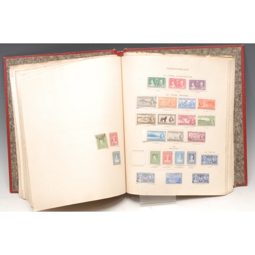 1235 - Stamps - SG: Mew Age Stamp Album, British Empire and Egypt, from 1936 - 1956, many sets and H/V's, e... 