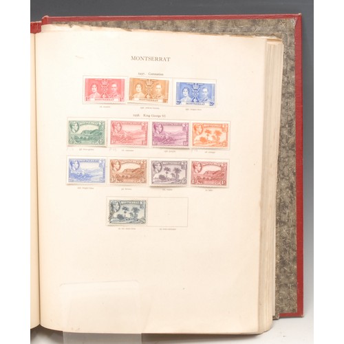 1235 - Stamps - SG: Mew Age Stamp Album, British Empire and Egypt, from 1936 - 1956, many sets and H/V's, e... 