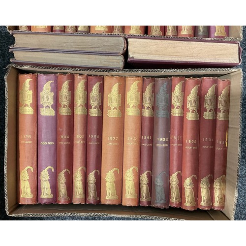 576 - Books - Punch, bound folios, various editions between 1887 to 1932 (42)