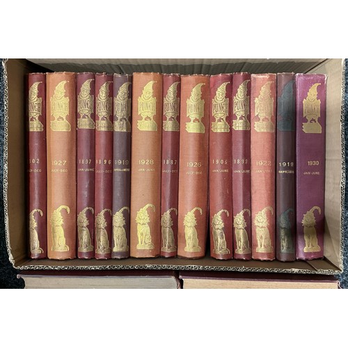 576 - Books - Punch, bound folios, various editions between 1887 to 1932 (42)