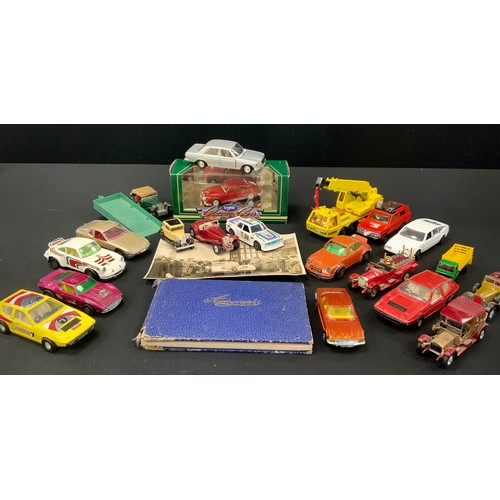 236 - Autographs, Toys & Diecast Vehicles - Corgi, Matchbox, Cursor Models etc in Rover 3500, Jaguar Mk II... 