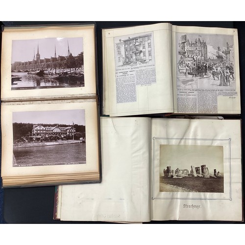 250A - Photography & Travel - a 19th century grand tour photograph album, mostly Europe and England views i... 