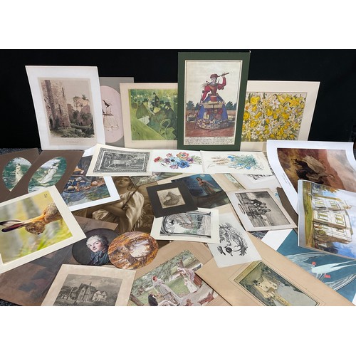 3069 - Pictures & Prints - a large portfolio of 19th and 20th century prints, including Auguste Renoir, Joh... 