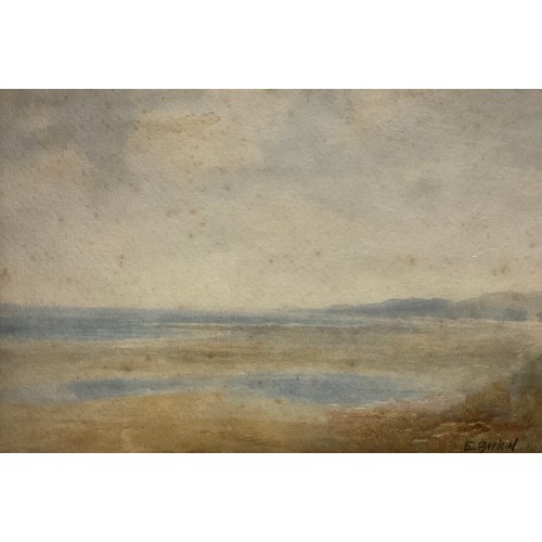 3071 - Edward Birkin (bn.1877, Derbyshire) 
A set of four, Landscapes and Coastal Views, including Anglesey... 