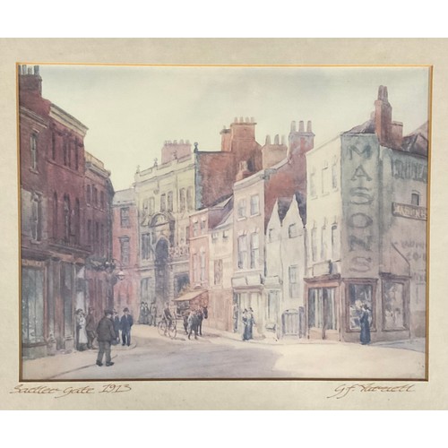 509 - Pictures & Prints - a collection of Derby and local area interest prints, including The Grand Royal ... 