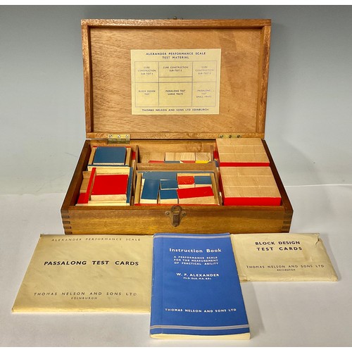 414 - Alexander Performance Scale Test Material, Thomas Nelson & Sons Ltd Edinburgh, A Performance Scale f... 