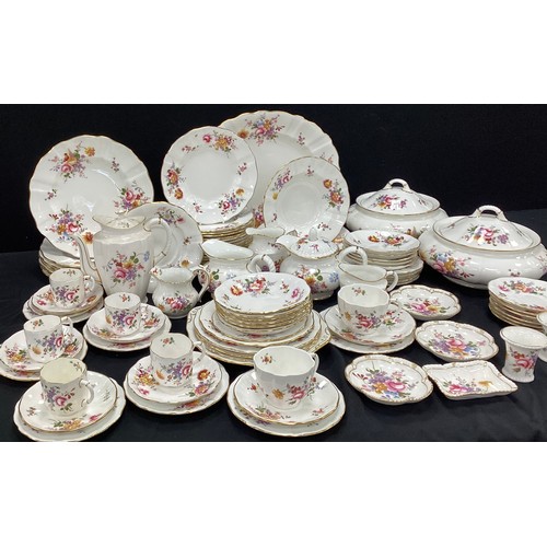 65 - Royal Crown Derby ‘Derby Posie’ pattern table ware including; six dinner plates, seventeen smaller p... 