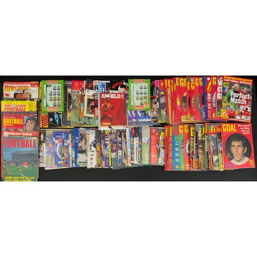 76 - Sporting Collectables - Football Programmes, magazines etc 1977 and later inc Manchester United, Der... 