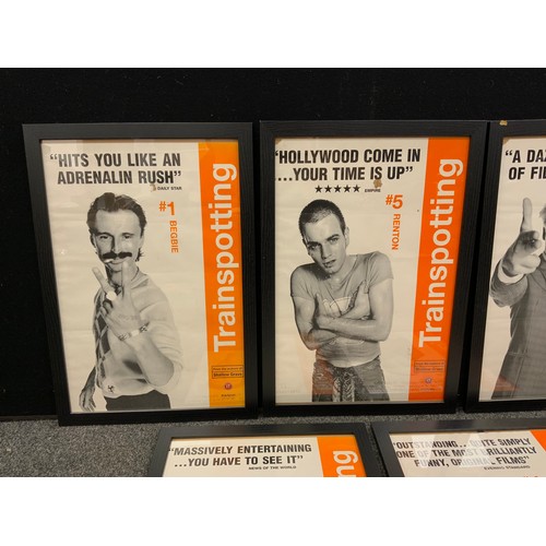 117 - Trainspotting - set of five characters Cinema Lobby posters,  Begbie, Diane, Spud, Sick Boy, and  Re... 