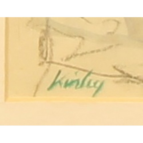 428 - Kinley (20th century)
Coastal Scene With Figure of a Girl,
signed, watercolour, 22cm x 34cm