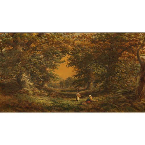 436 - Alfred Wilson Cox (1830–1888)
A Moment’s Rest,
signed and dated, watercolour, 53cm x 94.5cm