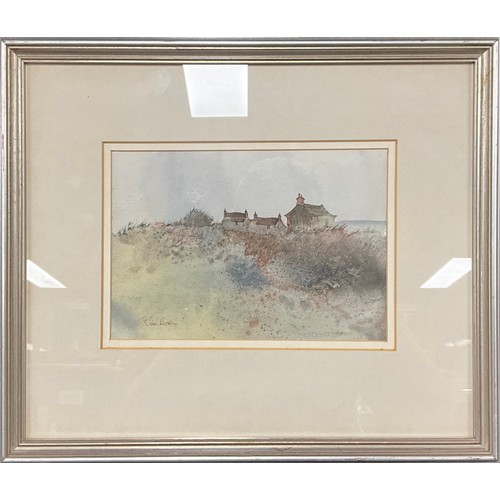 501 - John Blockley (1921-2002)
Cottages on the Moor
signed, watercolour, 16cm x 23cm