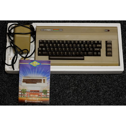 7167 - Vintage Gaming and Technology - a Commodore Computer Commodore64 microcomputer, Serial No. U.K.B 479... 