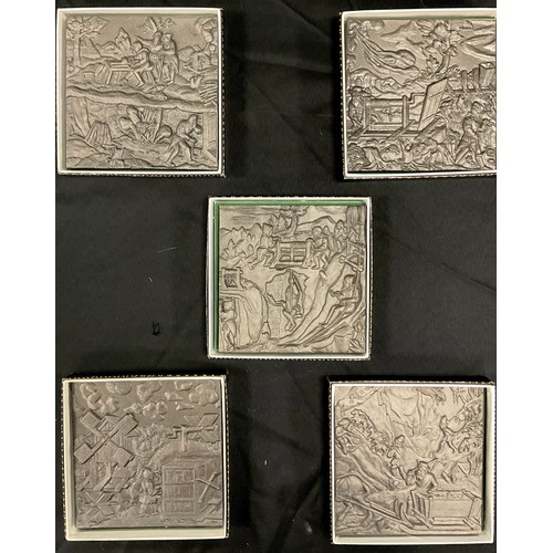 35 - Brass & Copper - Eickhoff Gieberei Coal Mining interest metal plaques,  epns ale mugs, silver trinke... 