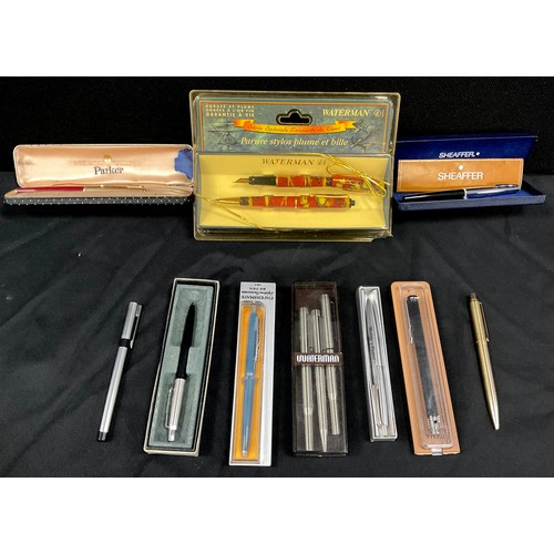 210 - Pens & Writing Equipment - Watermans Leonardo Da Vinci fountain pen and roller ball set, sealed;  Pa... 