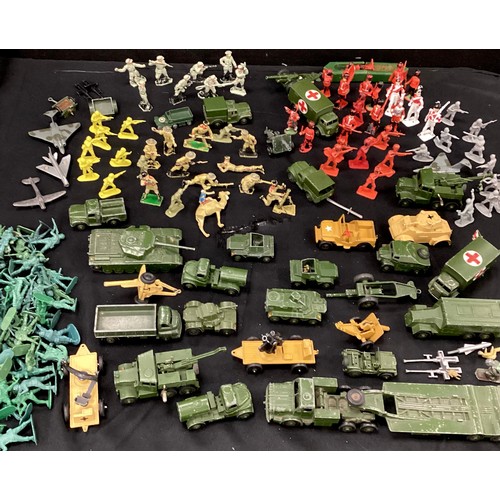 213 - Toys - Dinky Toys, and other Military Vehicles inc Mighty Antar Tank Transporter,660; Centurion Tank... 