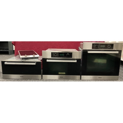 155 - Professional Kitchen Appliances and Equipment - A Miele Oven, Miele Steamer Oven, and Miele food war... 