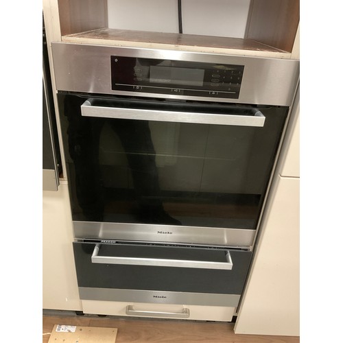 162 - Professional Kitchen Appliances and Equipment - A Miele Oven, model number H5681BP;  Miele food warm... 