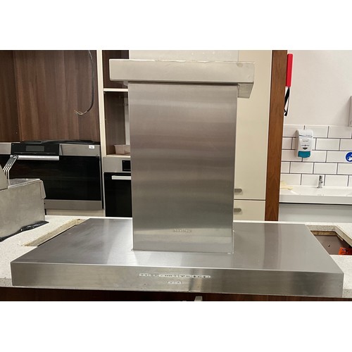 183 - A Miele 90cm, variable height island extractor hood, model number DA 420 V.