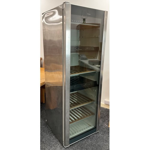 184 - A Miele large floor standing wine cooler or cellarette, model number KWT 4974SG ed.