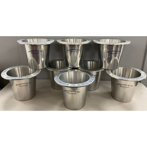 188 - A set of eight Heidsieck &Co. Monopole Champagne / ice buckets, (8).