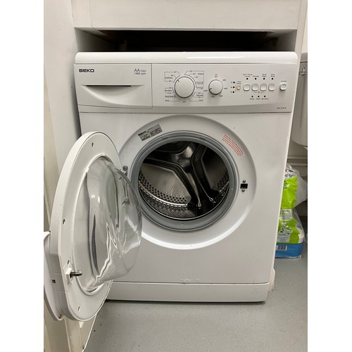 195 - A Beko washing machine, model WM 1540 W.