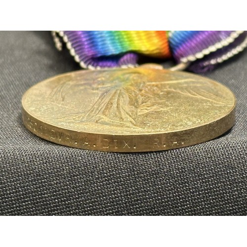 2011 - WW1 British Mons Star 1914 and Victory medal along with a Second Division Gallantry Note  dated 1917... 