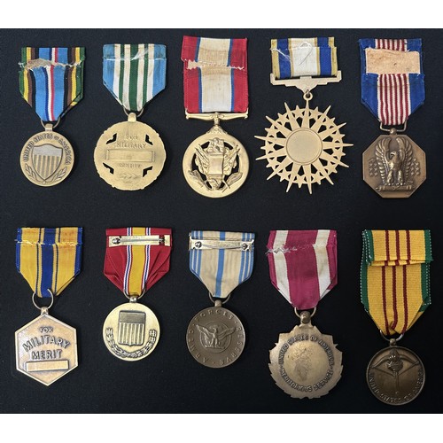 2028 - US Post War Medal Collection to include: US Vietnam Service Medal: Distinguished Service Order: Arme... 