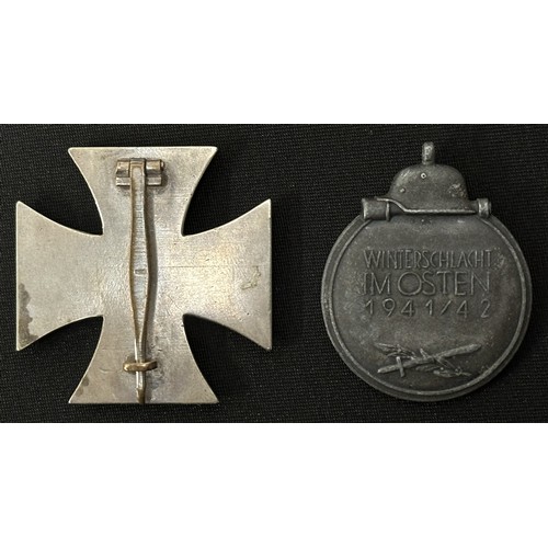 2031 - WW2 Third Reich Eisernes Kreuz 1. Klasse, Iron Cross 1st class 1939, pin is maker marked 