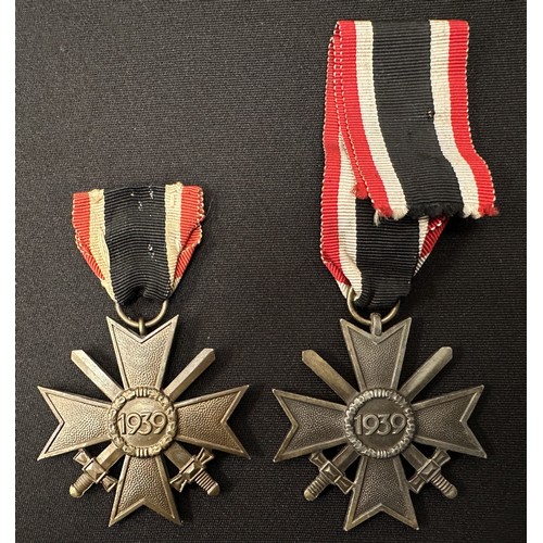 2033 - WW2 Third Reich Kriegsverdienstkreuz 2.Klasse mit Schwertern - War Merit Cross 2nd Class with Swords... 